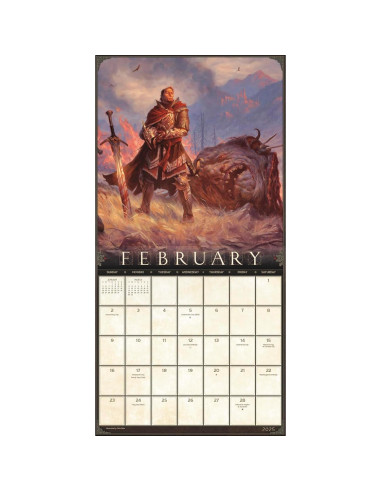 2025 Dungeons and Dragons Wall Calendar