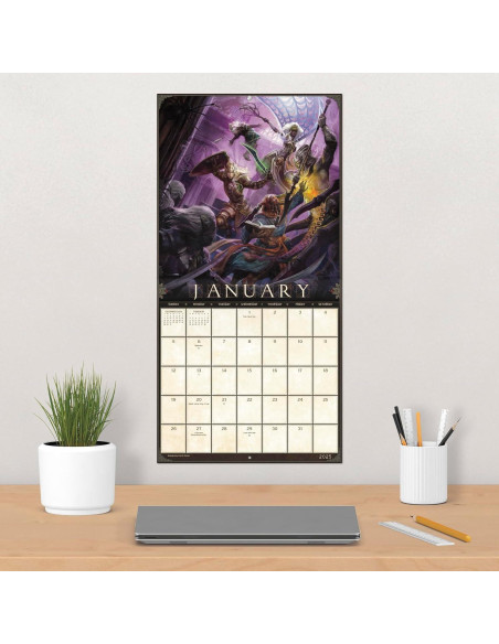 2025 Dungeons and Dragons Wall Calendar