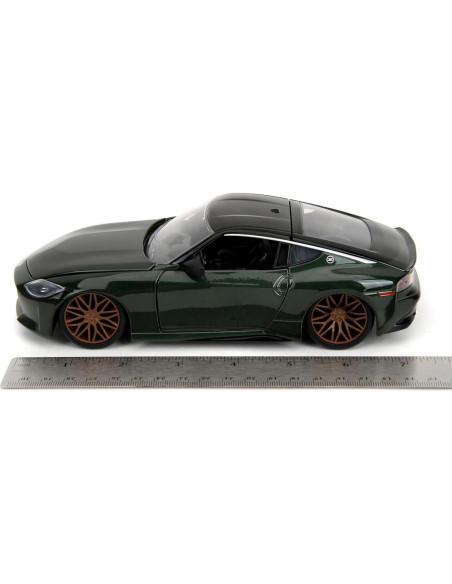 Coche Diecast Jada Fast X 2023 Verde Oscuro 1:24 Detallado