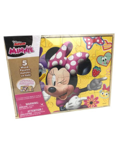 Rompecabezas de Madera Disney Minnie Mouse 5 Piezas