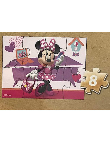 Rompecabezas de Madera Disney Minnie Mouse 5 Piezas