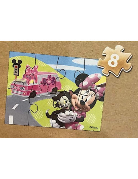 Rompecabezas de Madera Disney Minnie Mouse 5 Piezas