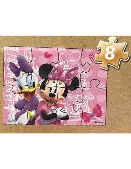 Rompecabezas de Madera Disney Minnie Mouse 5 Piezas