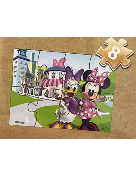 Rompecabezas de Madera Disney Minnie Mouse 5 Piezas