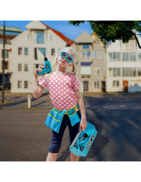 Juego de Herramientas LOYO para Niños 27 Piezas Azul