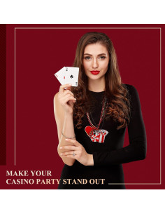 Collares de Perlas Casino 72 Pcs Ferreve 12 Estilos Fiesta 2