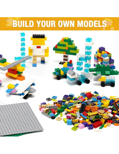 1600 Piezas Bloques de Construcción Mannidoo con Accesorios