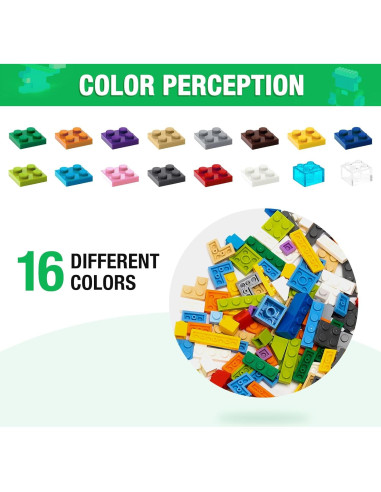 1600 Piezas Bloques de Construcción Mannidoo con Accesorios