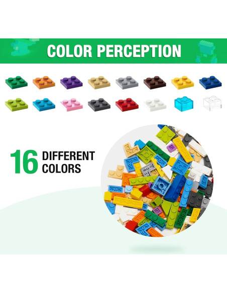 1600 Piezas Bloques de Construcción Mannidoo con Accesorios