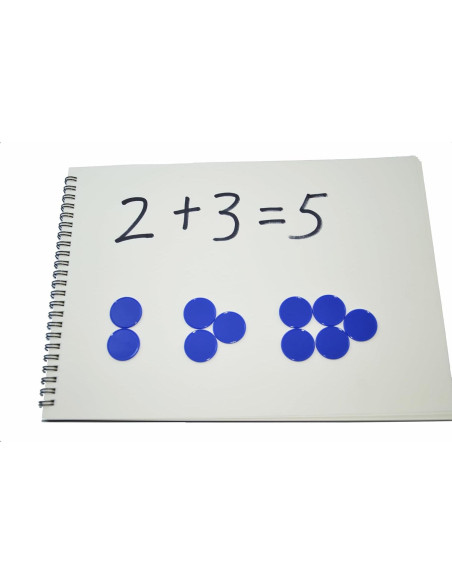 Set de 100 Fichas Plásticas 25mm SmartDealsPro Azul