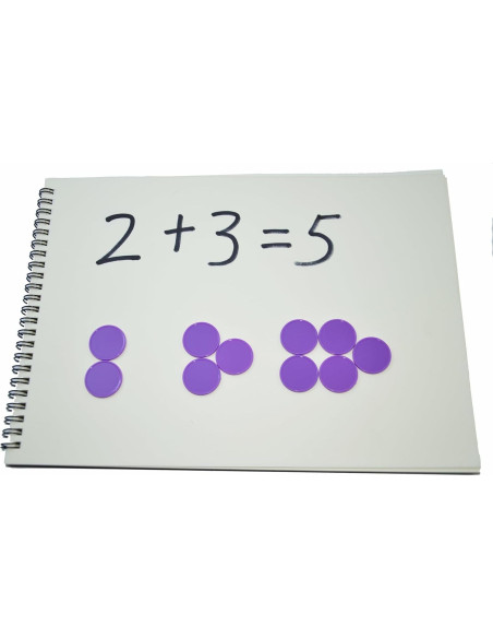 Set de 100 Fichas Plásticas 25mm SmartDealsPro Púrpura