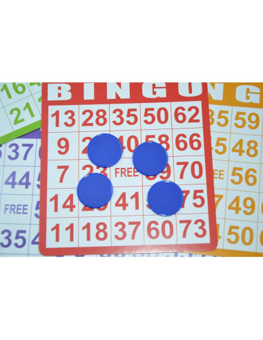 Set de 100 Fichas Plásticas 25mm SmartDealsPro Azul