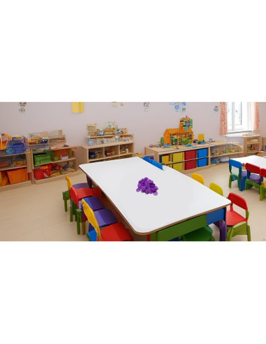 Set de 100 Fichas Plásticas 25mm SmartDealsPro Púrpura