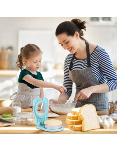 Cortador y Sellador de Sándwich GZLT Acero Inoxidable Azul Claro 2