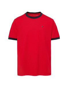 Camiseta de Manga Corta Tommy Hilfiger Niños Rojo 8-10 Años