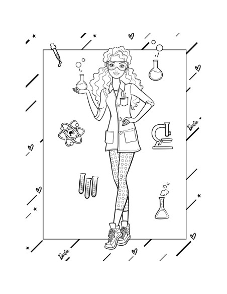 Barbie: Giant Coloring Book