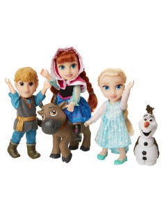 Conjunto de Muñecas Deluxe Disney Frozen - Anna, Elsa y más