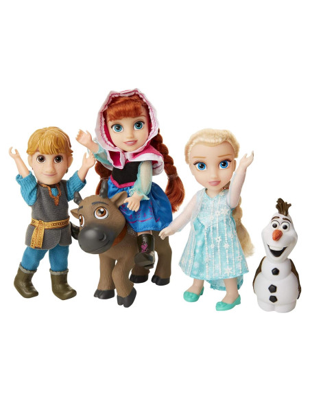 Conjunto de Muñecas Deluxe Disney Frozen - Anna, Elsa y más
