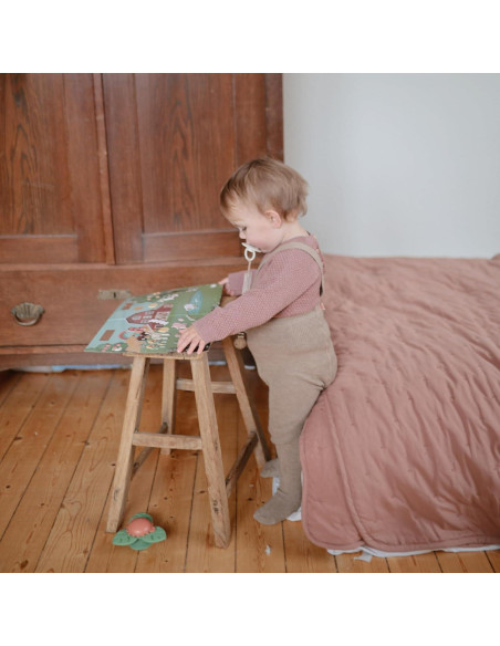 Set de Stickers Reutilizables Mushie Granja 50 Piezas