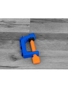 Abrazadera de Pista Hot Wheels Azul/Naranja - Fuerte y Duradera 2