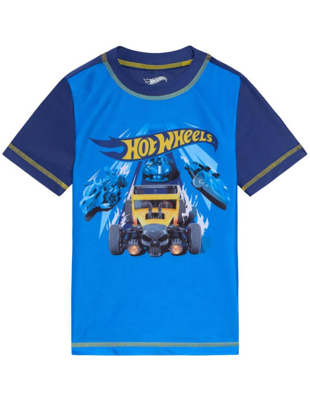 Conjunto de camiseta y pantalones de baño Hot Wheels UPF 50+