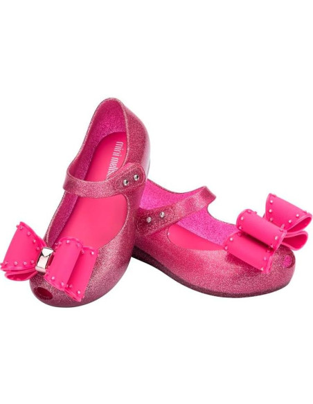 Zapatos Mini Melissa Ultragirl Rosa Brillante 19.5x8x7.1cm