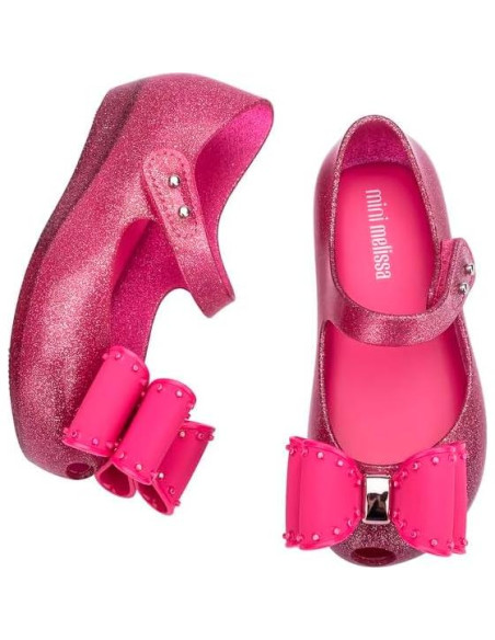 Zapatos Mini Melissa Ultragirl Rosa Brillante 19.5x8x7.1cm