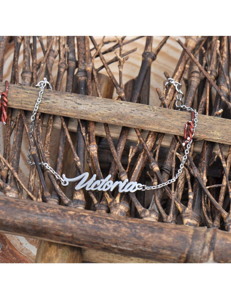 Collar HUAN XUN Te Quiero Mamá 40.6 cm Acero Inoxidable