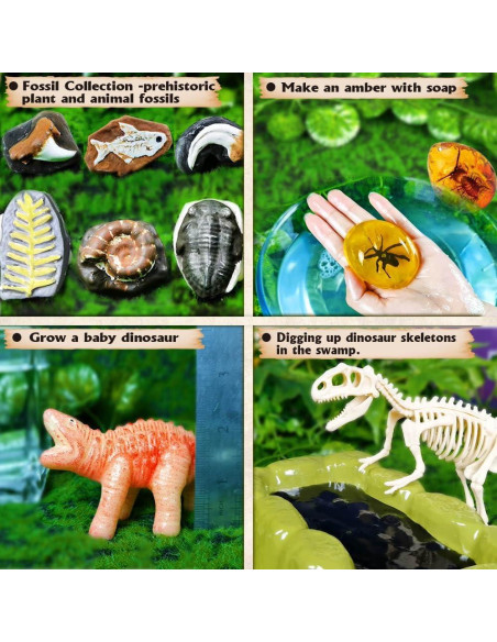 Kit de Dinosaurio STEM Xinxiang 29x22 cm para Niños 8+