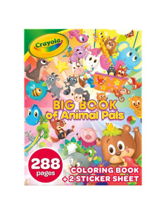 Libro para Colorear Crayola Amigos Animales 288 Páginas