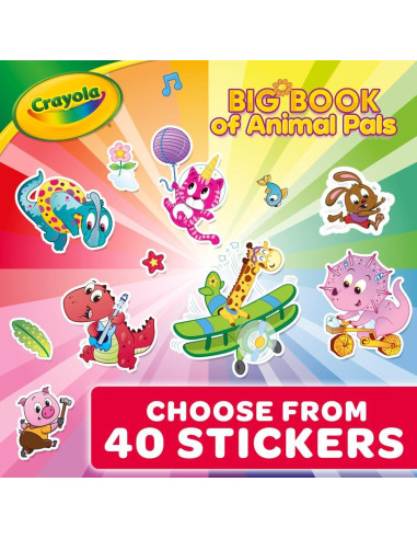 Libro para Colorear Crayola Amigos Animales 288 Páginas