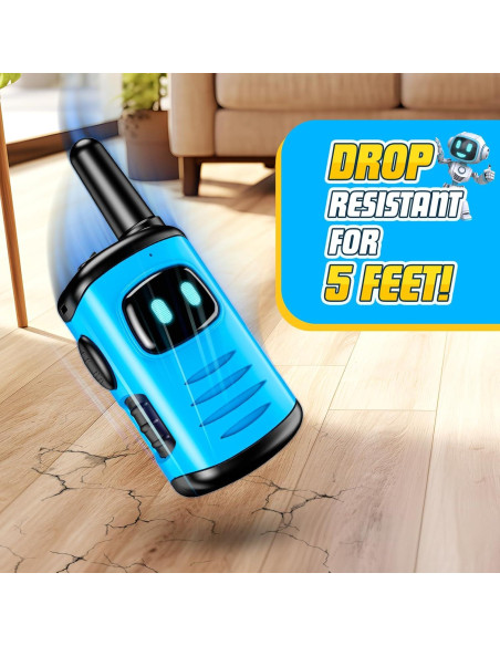 Walkie Talkies para Niños comedyfun 2 Paquete Mini Robots