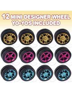 Yo-Yo Mini ArtCreativity Paquete de 12 Colores Variados 2