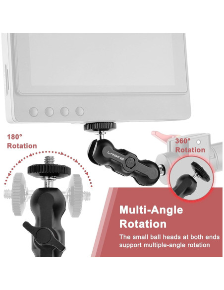 Brazo Mágico con Cabeza de Doble Bola Lanxire - 2 Piezas, 2kg