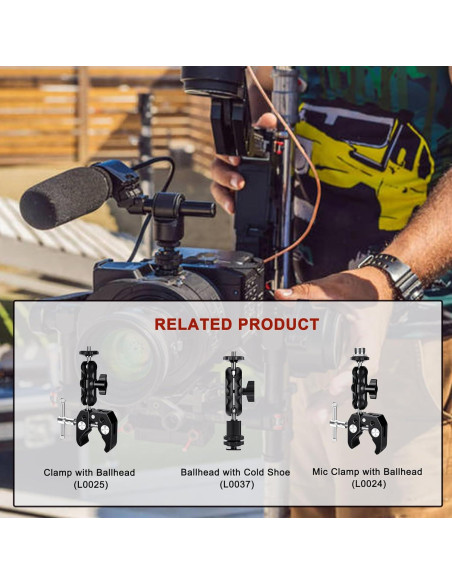 Brazo Mágico con Cabeza de Doble Bola Lanxire - 2 Piezas, 2kg