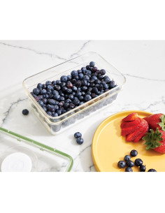 Bin de Almacenamiento iDesign Fresca 12.7x20.6x7.6cm Transparente 2