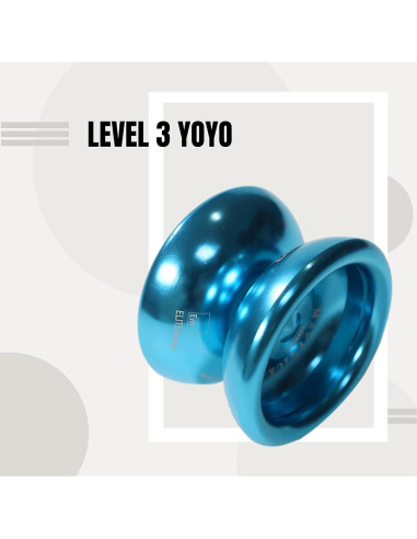 Yo-yo Yomega Maverick de aluminio para niños - Azul