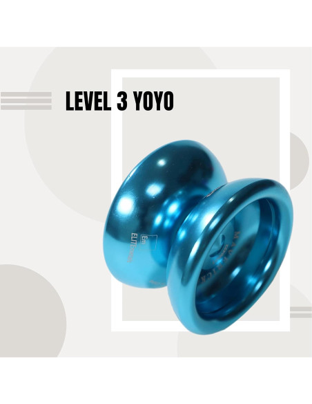 Yo-yo Yomega Maverick de aluminio para niños - Azul