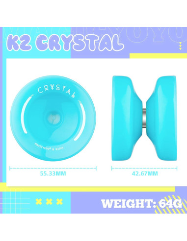 Yoyo MAGICYOYO K2 Responsivo para Principiantes Azul