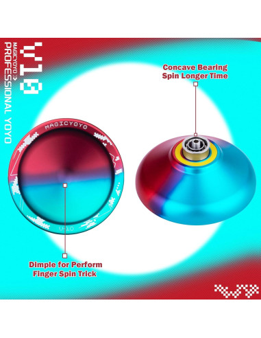 Paquete 2 Yoyos MAGICYOYO V10 y K2 para Principiantes