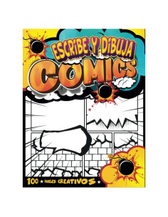 Cuaderno de Cómics Infantil 100 Tableros A4 Tapa Blanda