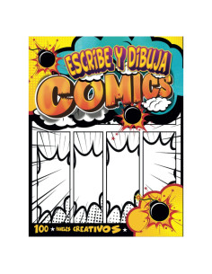 Cuaderno de Cómics en Blanco Dibujo Creativo A4 100 Tableros