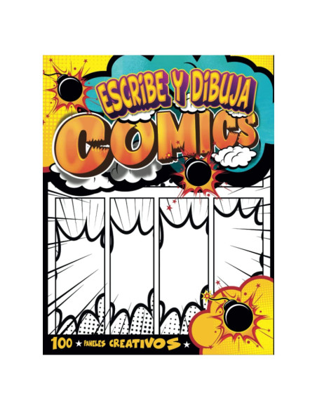 Cuaderno de Cómics en Blanco Dibujo Creativo A4 100 Tableros