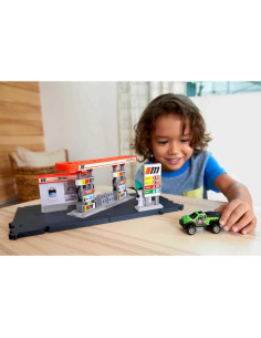 Estación de Combustible Matchbox + Camión 1:64 y Centro 5 Niveles 2