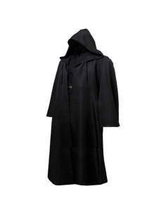 GOLDSTITCH Bata con Capucha Hombre Disfraz Cosplay Negro