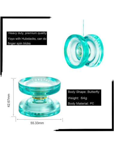 MagicYoyo K2 Paquete 3 Yoyos Responsivos para Niños