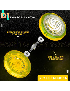 Yo-Yo D1 MagicYoyo Amarillo Responsivo para Principiantes 2