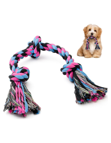 Juguete de Cuerda para Cachorros SHARLOVY 38cm Algodón Natural