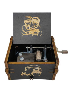 Caja de Música Bolunlun de Madera - Ciudad en el Cielo