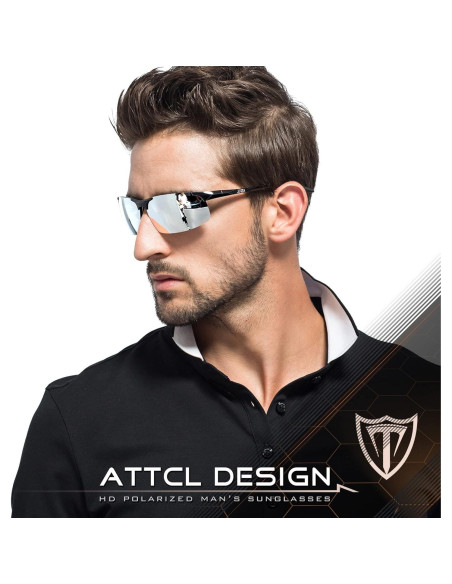 Gafas de sol polarizadas ATTCL - Marco ligero Al-Mg UV400